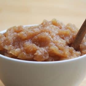 Homemade chunky applesauce is delicious and comforting - a perfect side dish. Grab the recipe at Made in a Pinch and follow us on Pinterest for more recipes and helpful tips!
