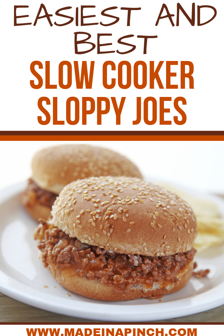 Sloppy Joes are an easy family favorite! We have 2 methods for making this dish; grab them on Made in a Pinch. For more helpful tips and delicious recipes, follow us on Pinterest!
