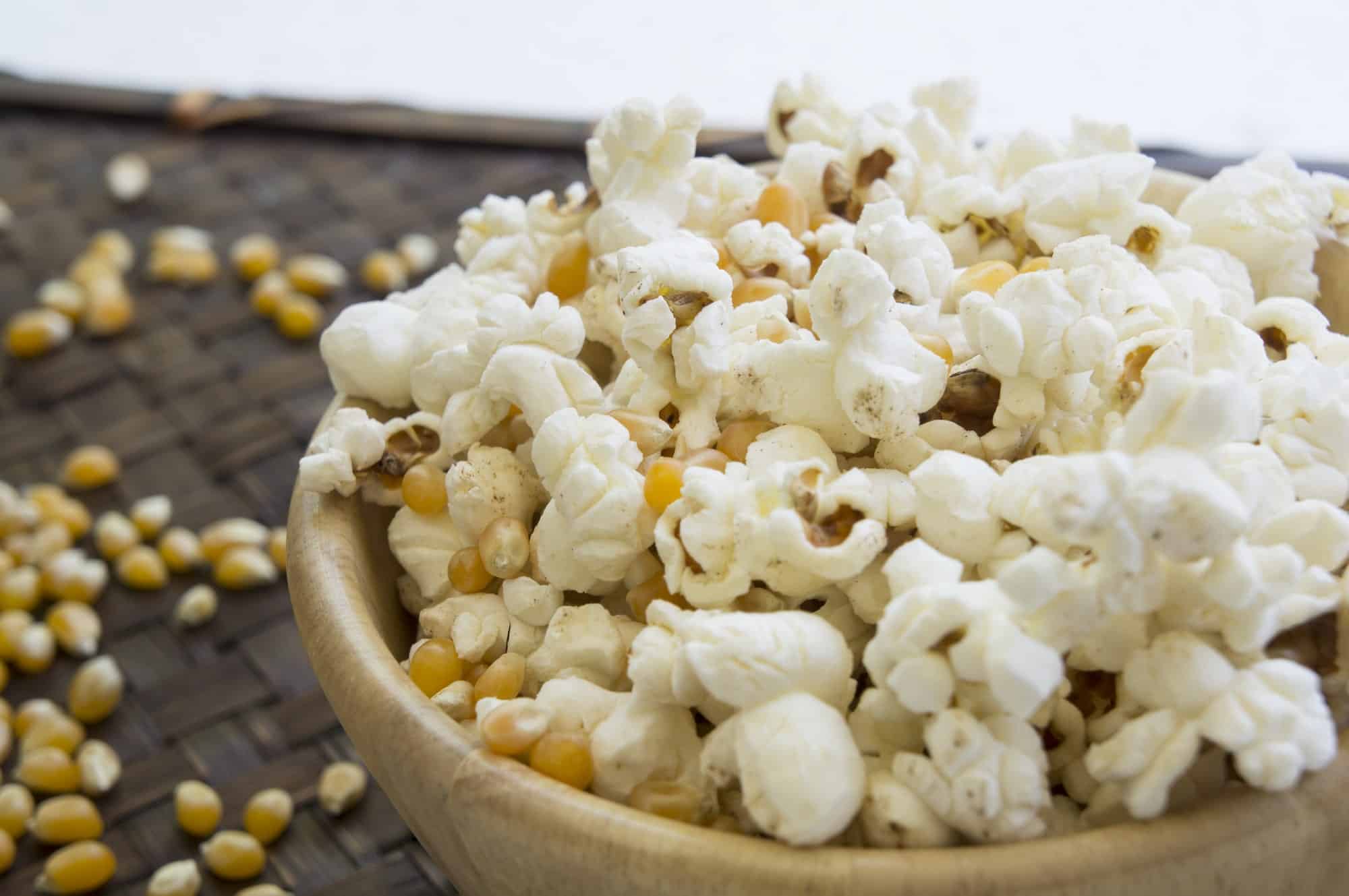 making homemade popcorn in an inexpensive air popper is fast and much healthier than microwave popcorn. Get our recipe and more helpful tips at Made in a Pinch and follow us on Pinterest!2