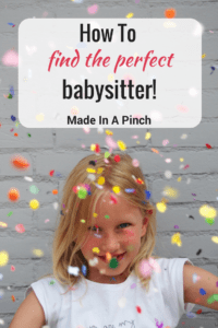Find a babysitter you love post graphic