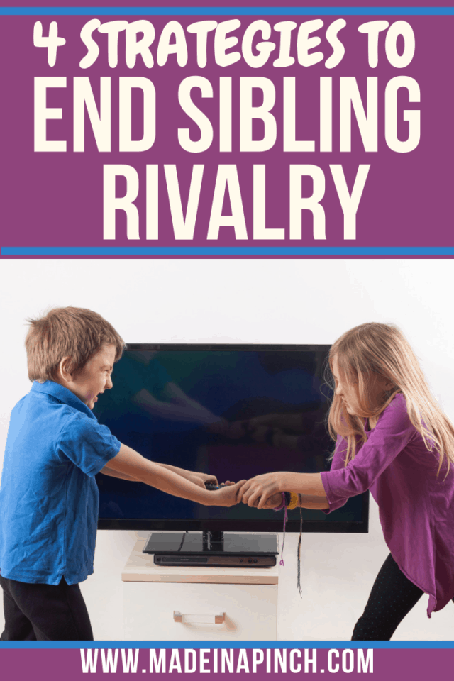 4 Simple Strategies on How to End Sibling Rivalry For Good - Made In A ...