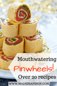 Pinwheels are great sandwich replacements in lunches! For more than 20 pinwheel recipes and more visit Made in a Pinch. To get even more recipes and helpful tips, follow us on Pinterest!