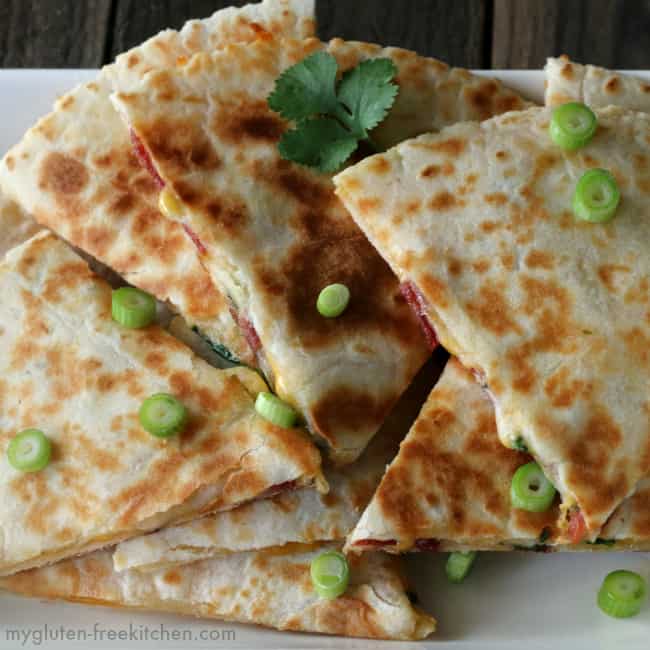 Gluten-free Turkey Bacon Ranch Quesadillas are a winner! Get the recipe at Made in a Pinch and follow us on Pinterest