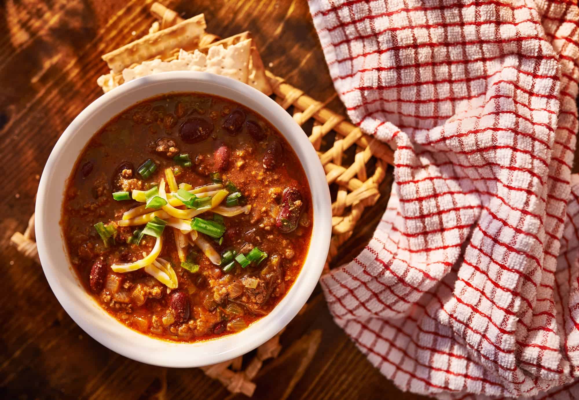 Our bean chili is simple to make in the crock pot and takes incredible. Get the recipe and more helpful tips at Made in a Pinch and follow us on Pinterest1-min