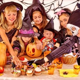 The perfect Class Halloween party is all about the Halloween Classroom Activities! Get our kid-approved list and more great tips at Made in a Pinch and follow us on Pinterest!