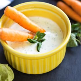Our easy sour cream dip is perfect for any gathering. Grab the recipe at Made in a Pinch. For more great recipes and helpful tips follow us on Pinterest.