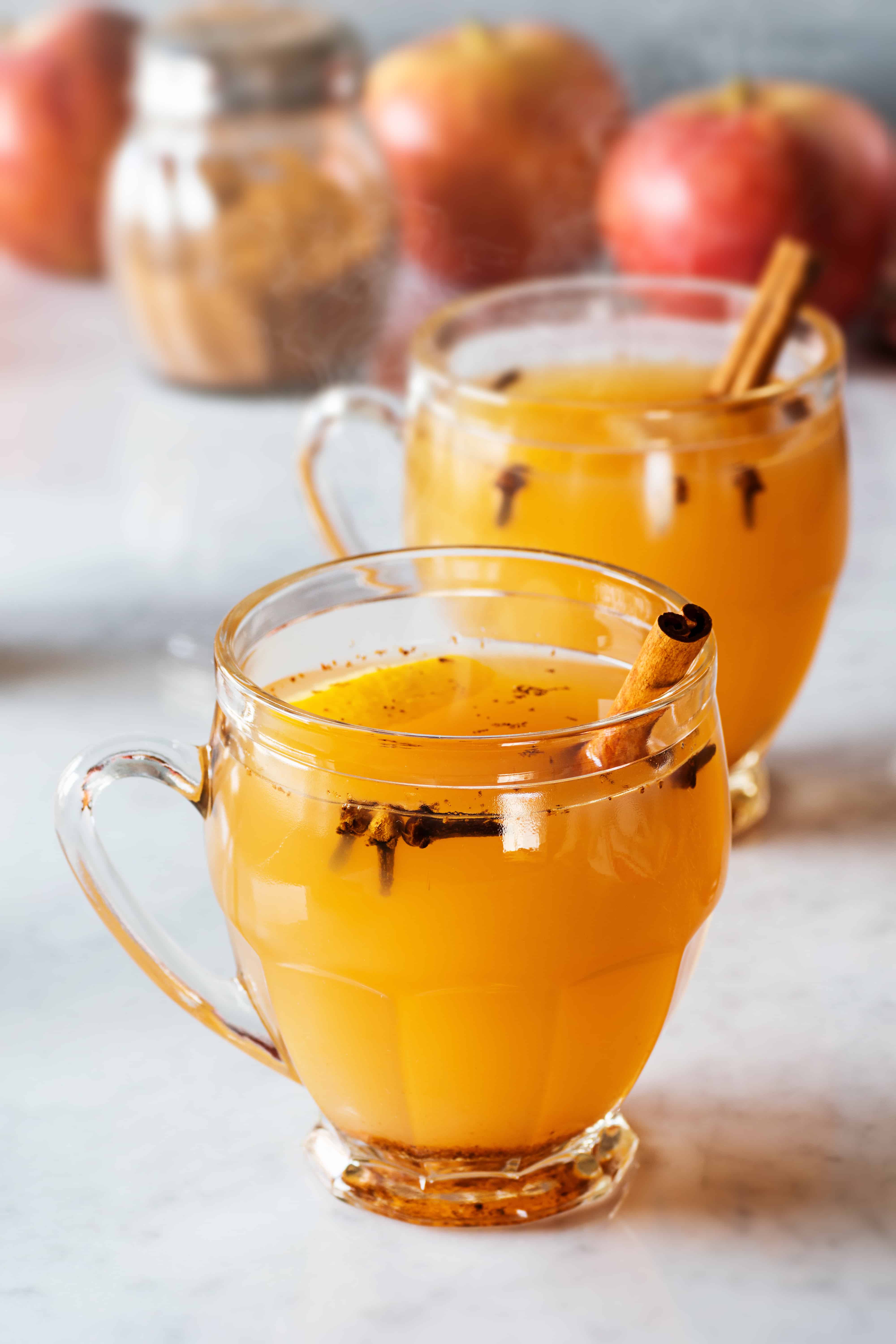 This hot mulled cider recipe helps create a festive atmosphere and is perfect for a cold day or holiday get together. Get the recipe on Made in a Pinch. For more delicious recipes and helpful tips follow us on Pinterest!