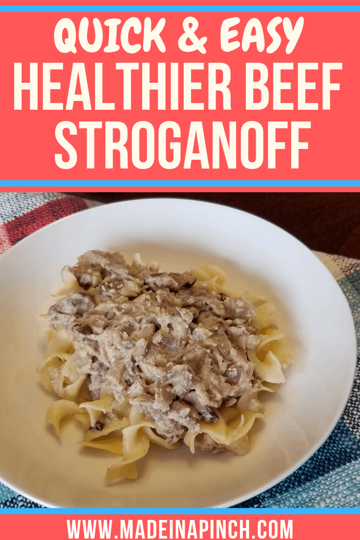 Our Stew Meat Beef Stroganoff makes an amazing and delicious weeknight meal. Follow us on Pinterest for more delicious recipes and helpful tips!