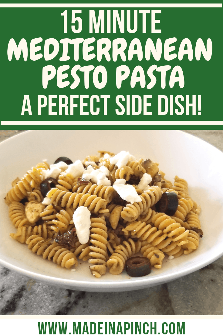 Find out about Barilla's chickpea pasta and grab our delicious pesto pasta recipe on Made in a Pinch. Follow us on Pinterest for more healthy living tips and easy recipes!