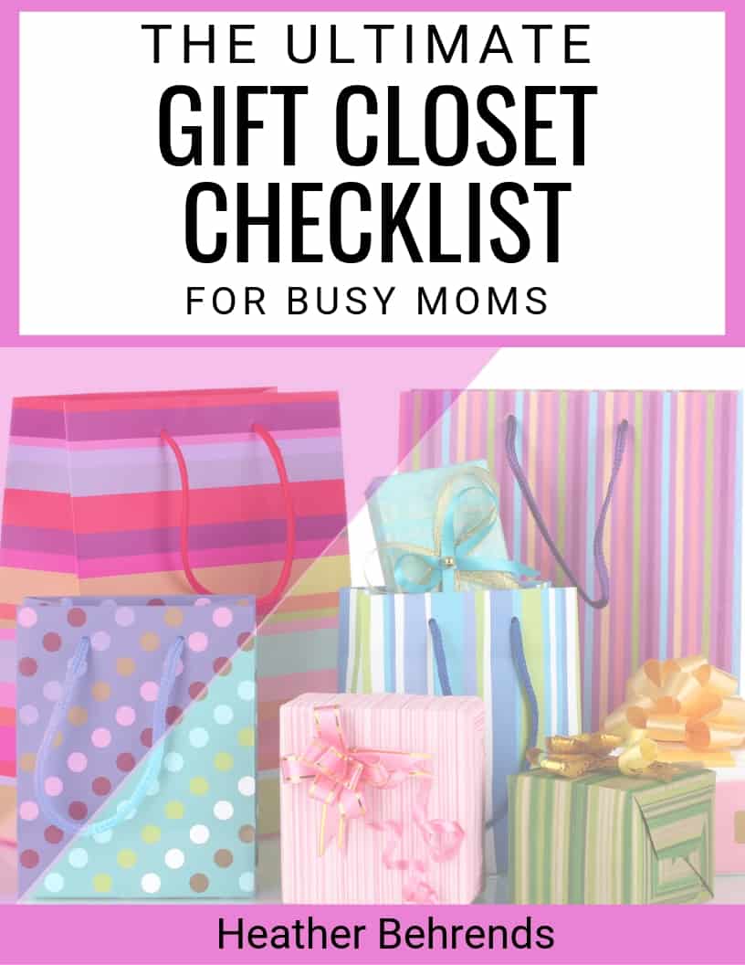 Maintaining a well-stocked gift closet in your home allows you to shop anytime you need to for a perfect idea while staying under budget! Follow us on Pinterest for more helpful tips and yummy family recipes!