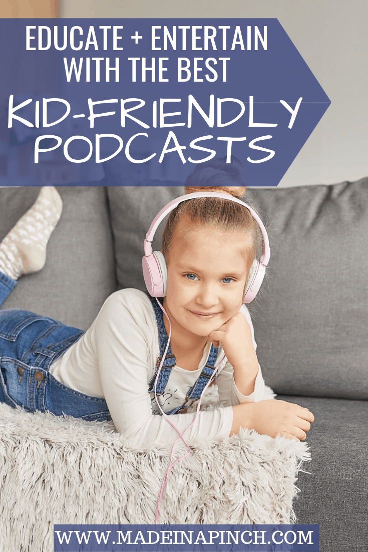 Grab my entire list of the best podcasts for kids that parents will want to listen to as well! Get more helpful family tips and easy recipes by following us on Pinterest!
