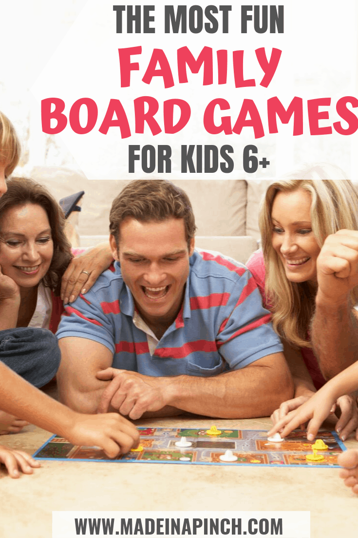 The highest rated family board games list to help you choose what to play on your next family game night!