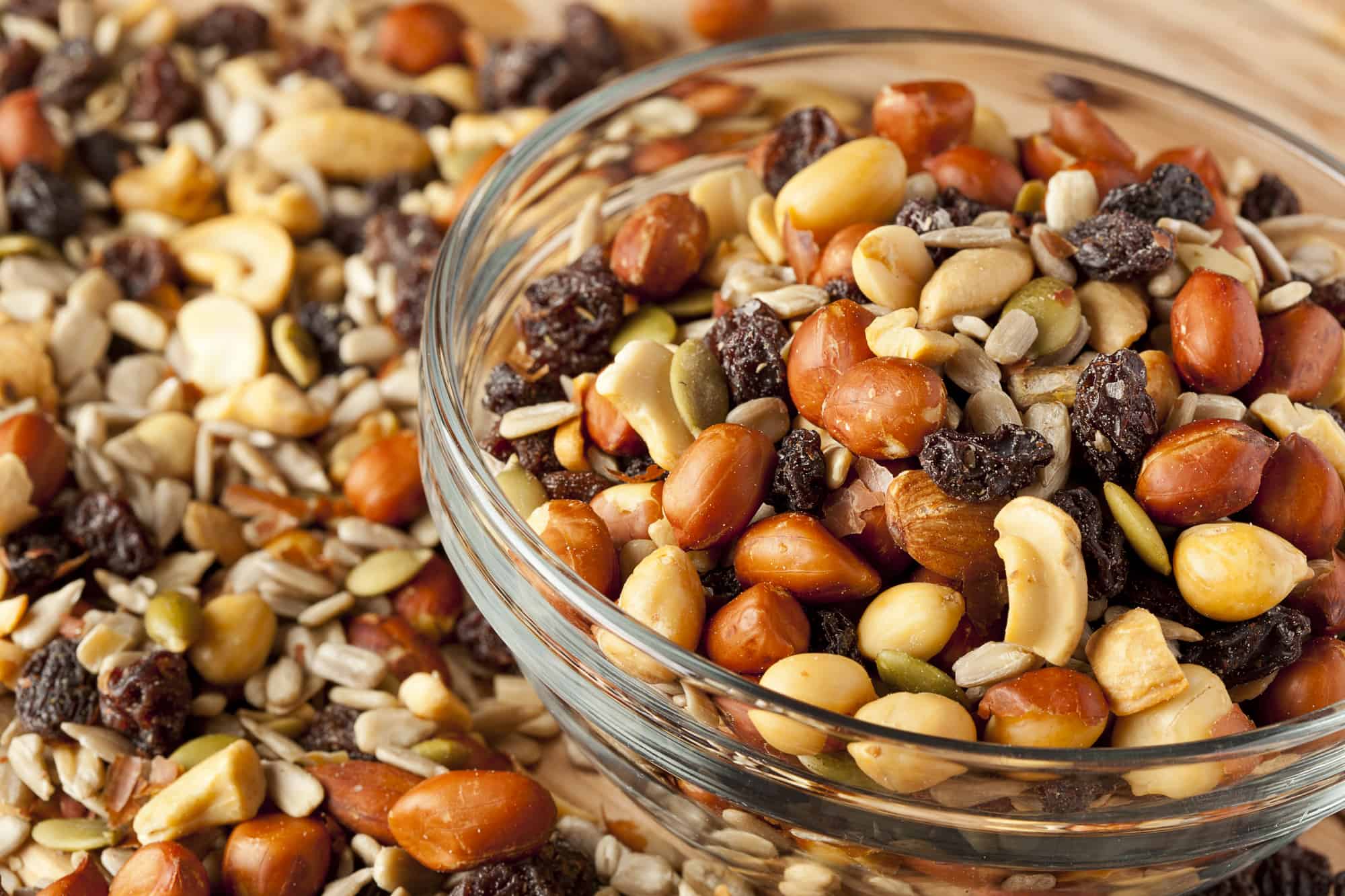 Make your own trail mix for a quick and healthy on-the-go snack!