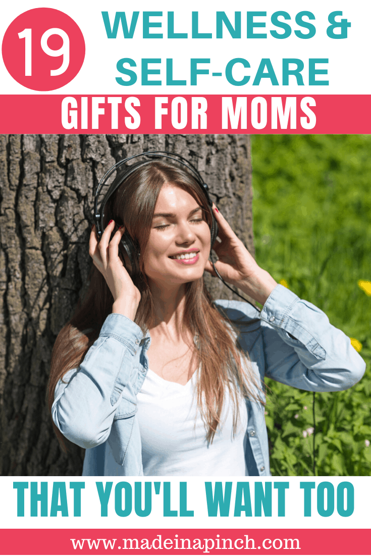 Pinterest pin for self care gifts for moms