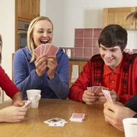 Check out these fun and easy card games to play as a family during family game nights!