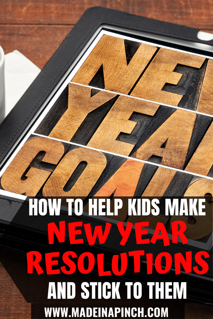 New Years Resolutions For Kids Ideas Pinterest Pin
