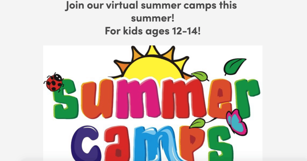 Healthy Teens summer program homepage