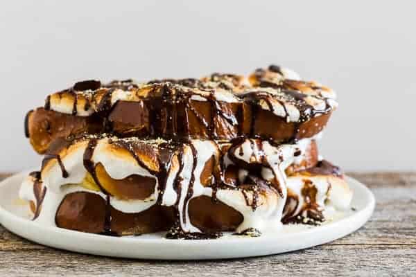 s'mores bars variation: s'mores French Toast