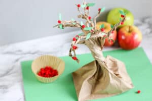 apple tree paper bag craft
