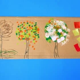four seasons tree craft for preschoolers