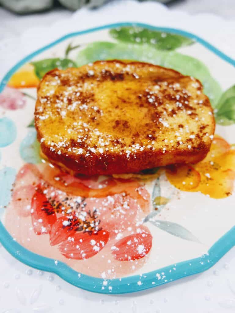 Close up of french toast