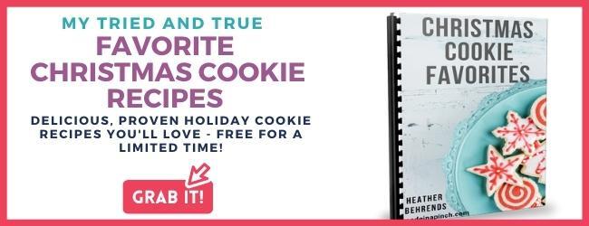 Christmas cookies opt-in banner