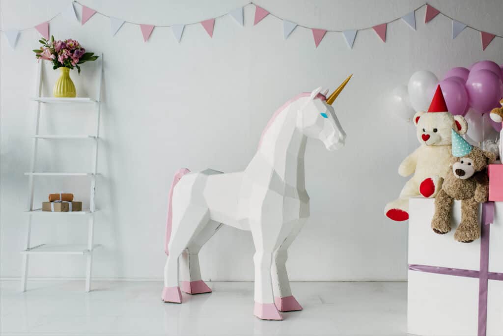 this giant unicorn is just one of many unicorn toys for girls