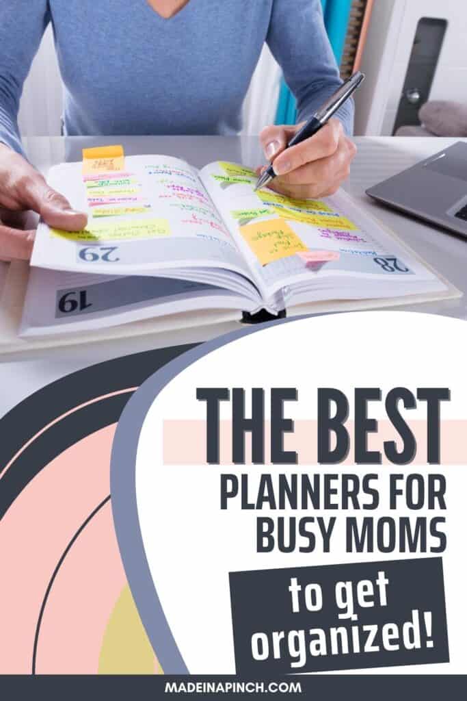 best planners for moms pin image