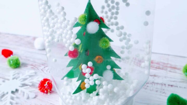 DIY Mason Jar Snow Globe: Beautiful Craft in Minutes - Made In A Pinch