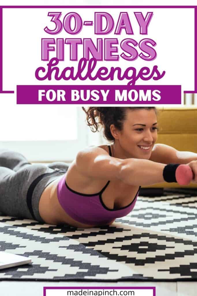 30 day fitness challenge ideas pin image
