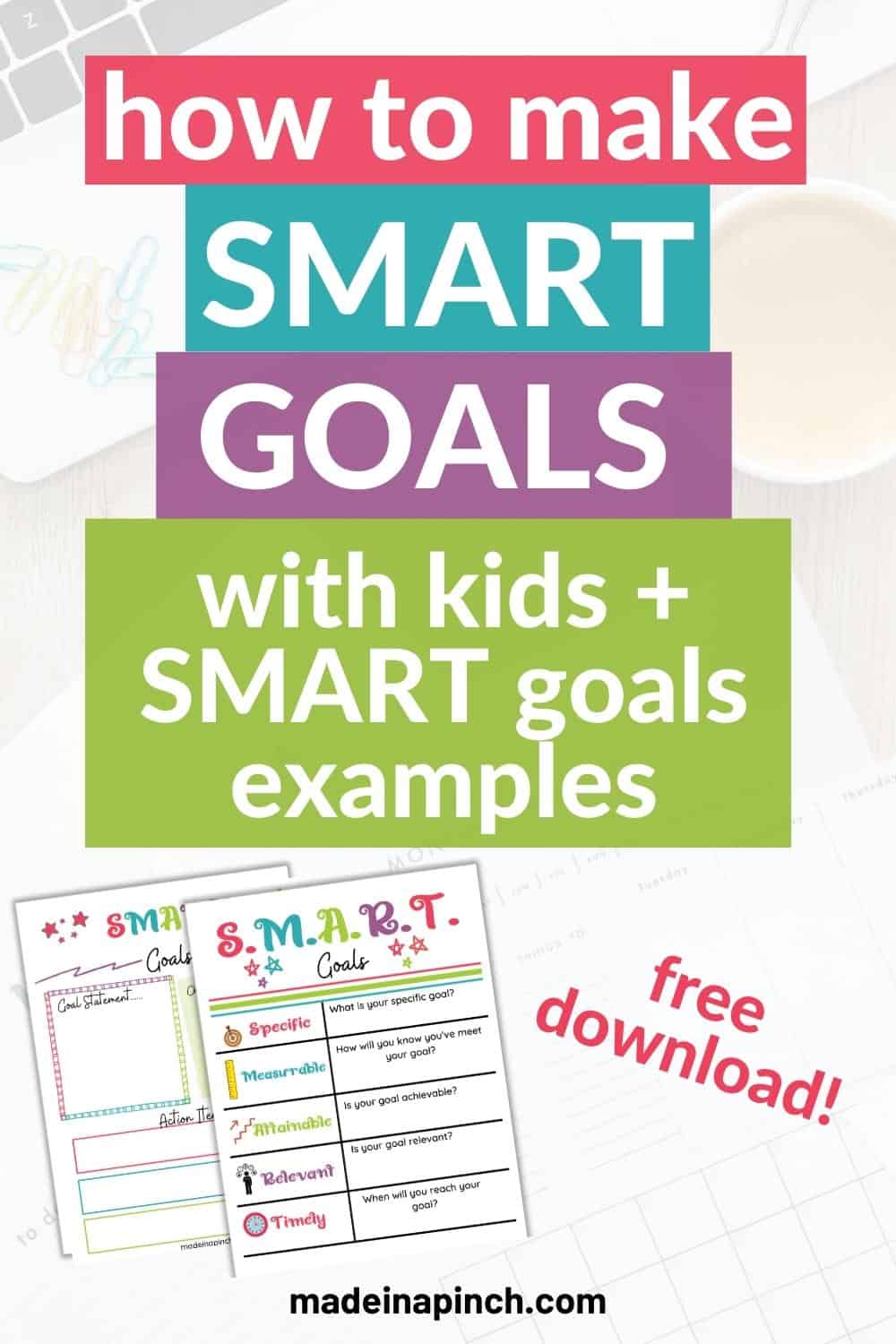 smart 1 year goals examples