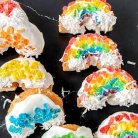 rainbow donuts