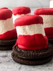 Dr. Seuss cat in the hat snack cookie