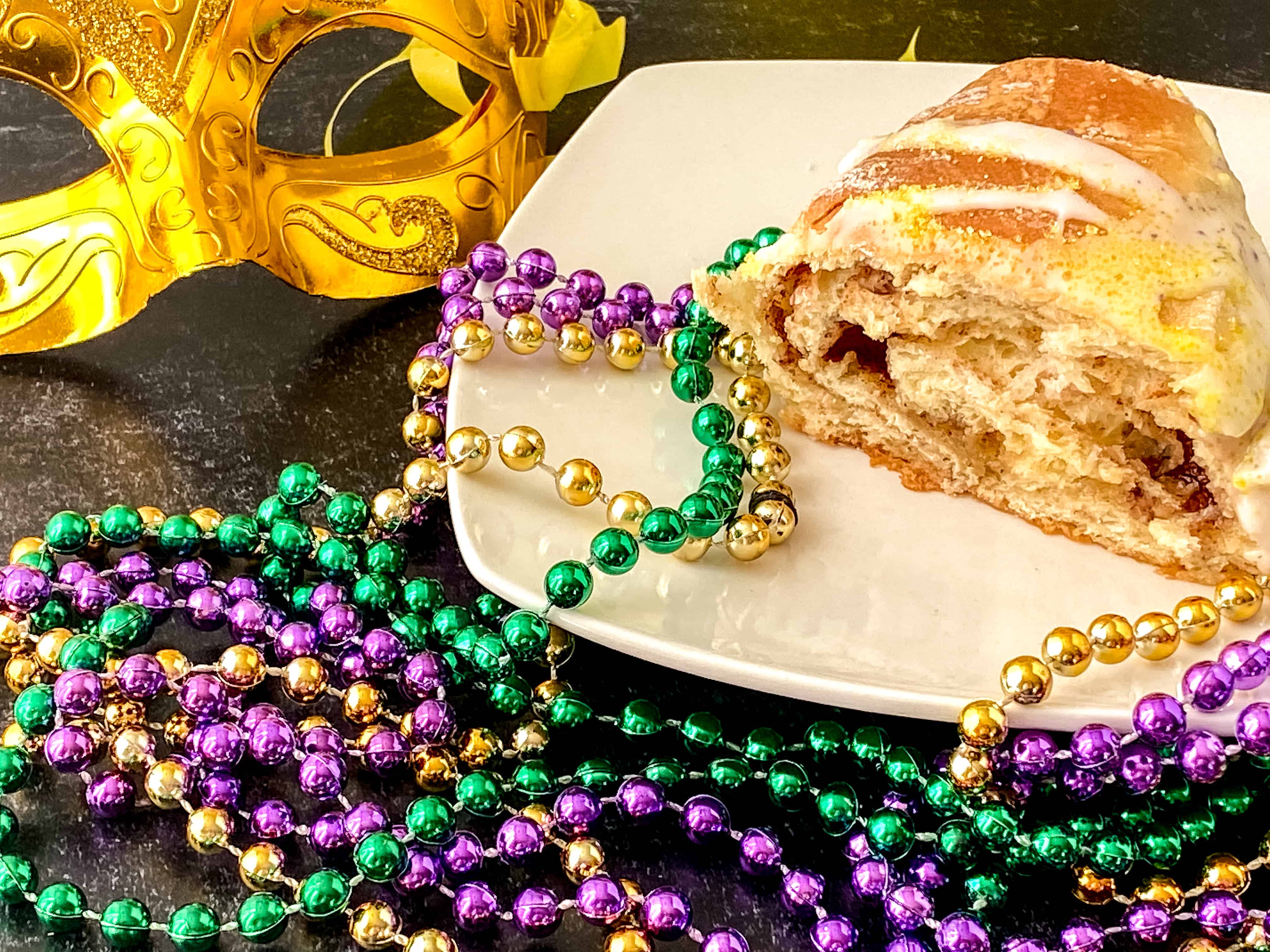 The BEST Mardi Gras King Cake (Easy Recipe!) - Made In A Pinch