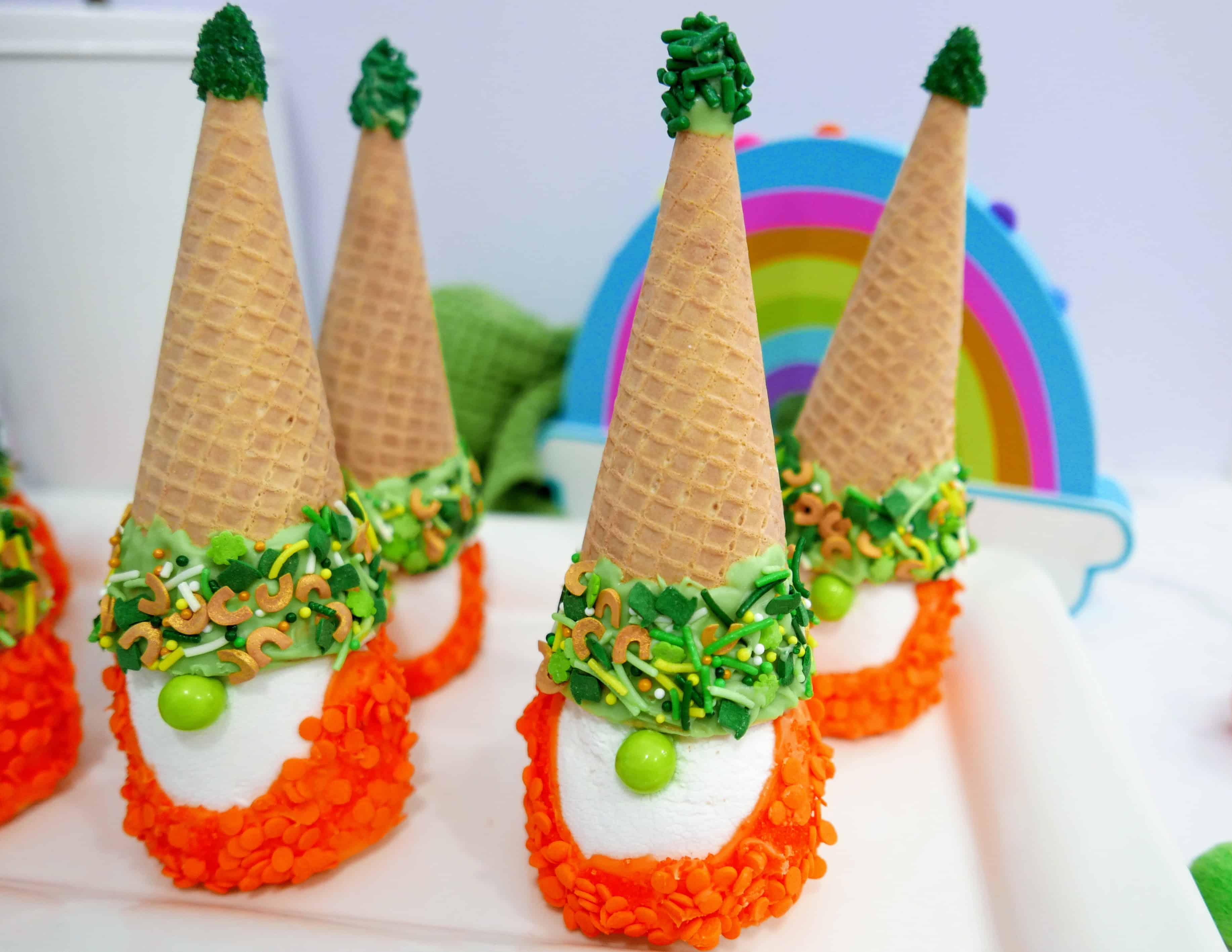 EASY Leprechaun St. Patricks Day Gnome Treats - Made In A Pinch