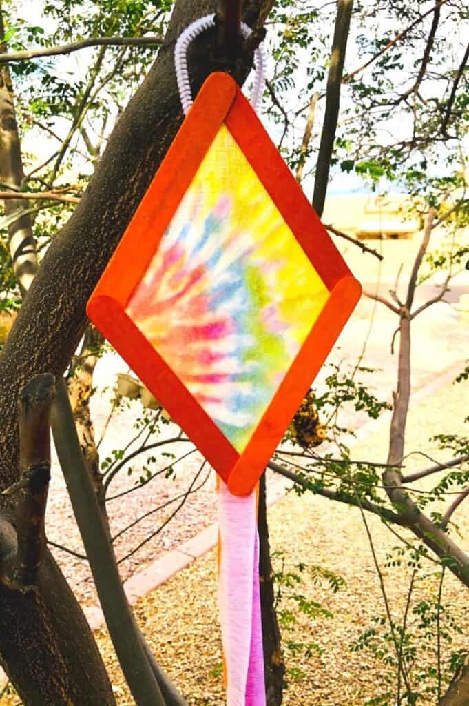 colorful kite popsicle stick crafts for kids final