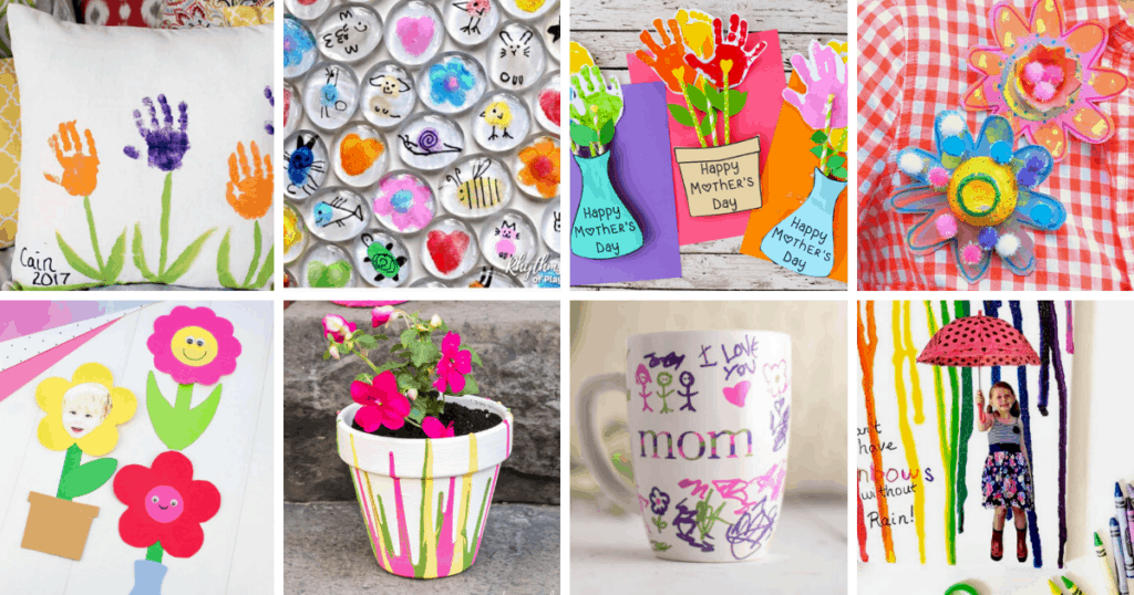 mother's day craft ideas collage