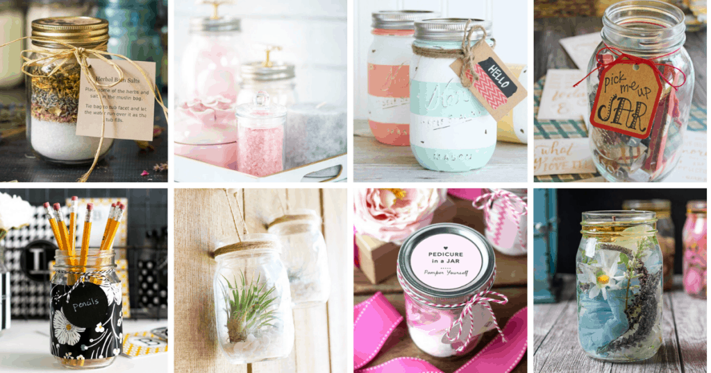 Collage of easy DIY Mother's Day gifts