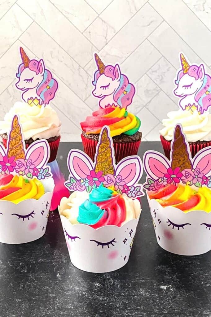 fun unicorn cupcakes