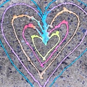 how to make sidewalk chalk paint