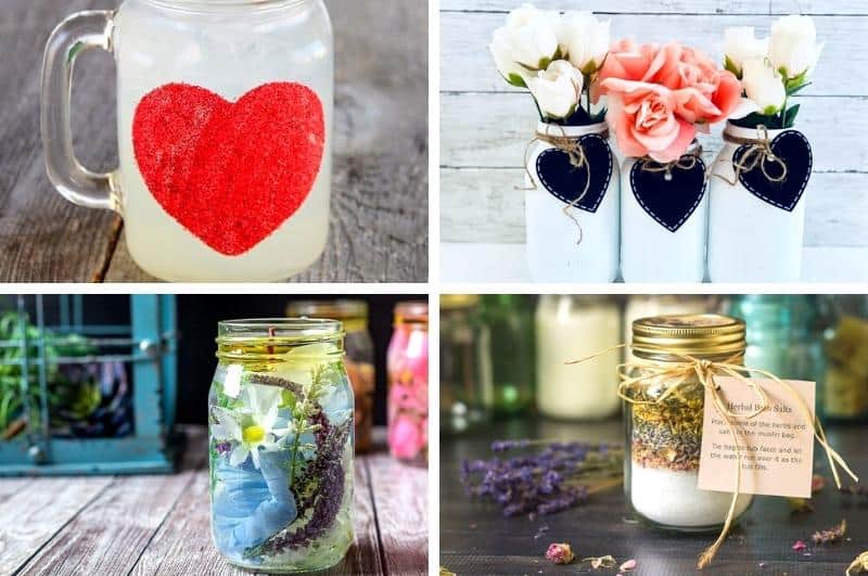 easy DIY mason jar gifts for Mother's Day