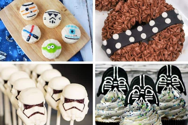 Star Wars snacks collage image