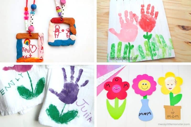 mother's day craft ideas collage2