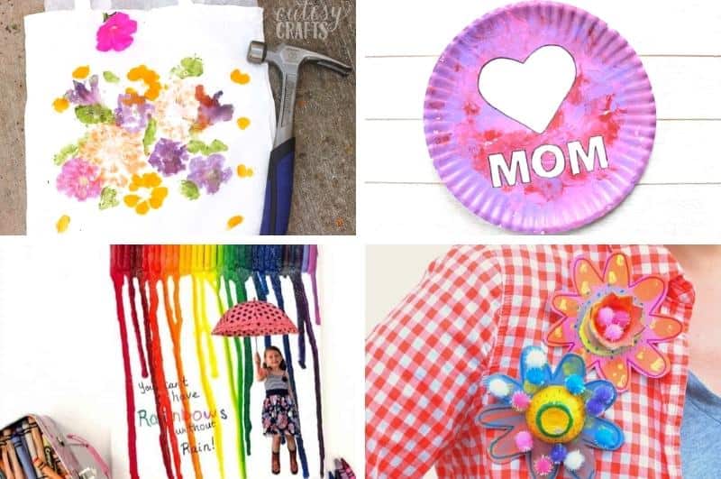 mother's day craft ideas collage3