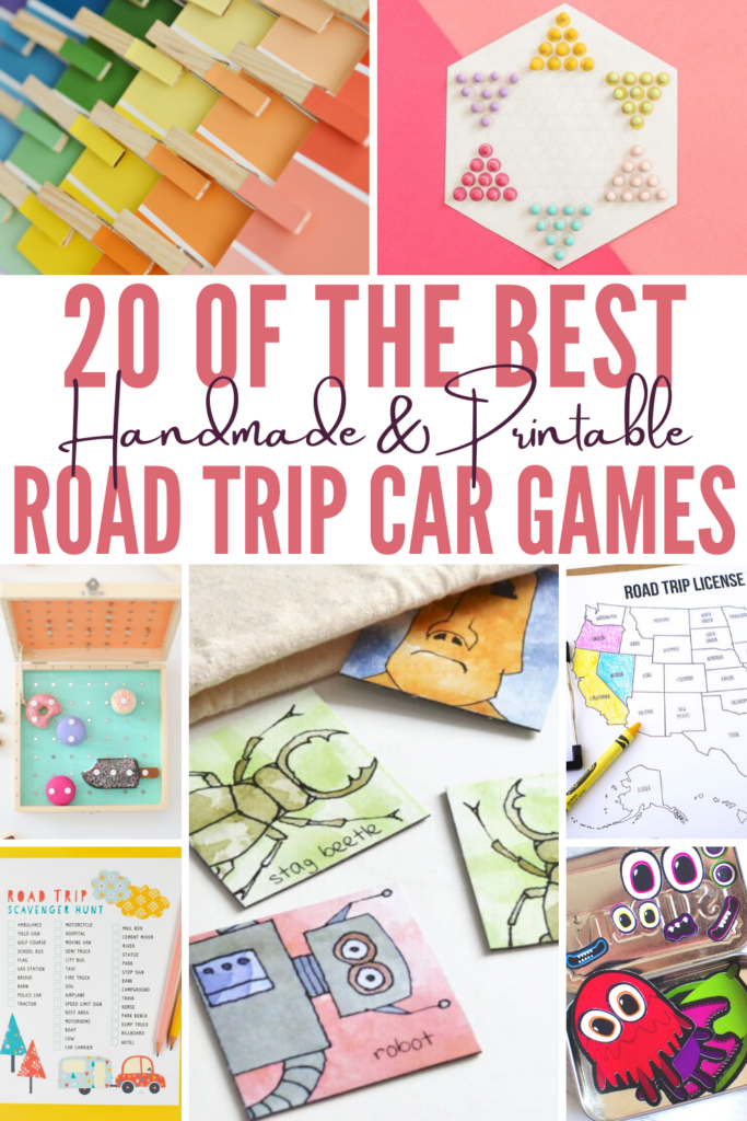 DIY and printable road trip games for kids