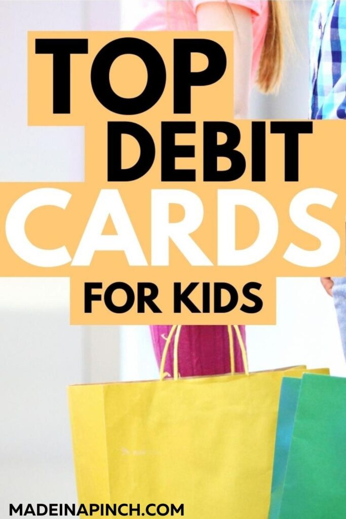 best debit cards for kids pin image