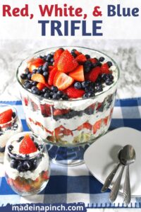 red white and blue trifle pin image