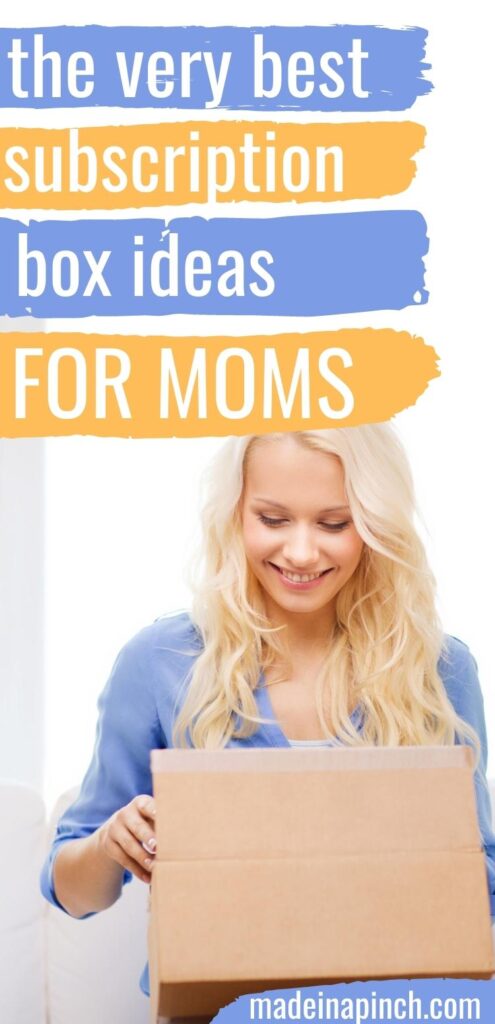 best subscription box ideas for moms pin image