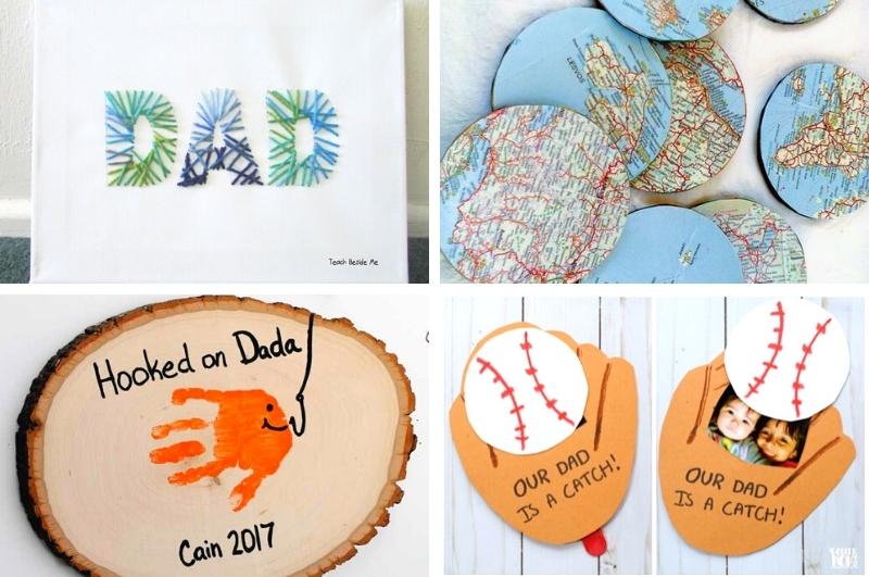 crafts for Dad image collage