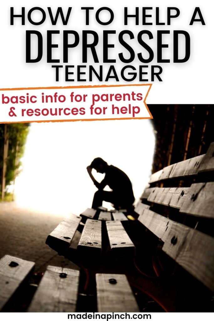 How parents can recognize and help teen depression pin image